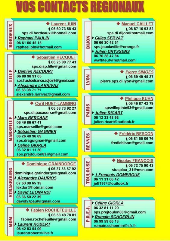 Contacts regionaux 5